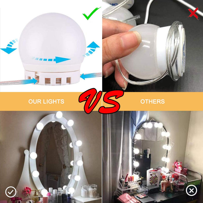 Hollywood Style Vanity Mirror Lights Kit