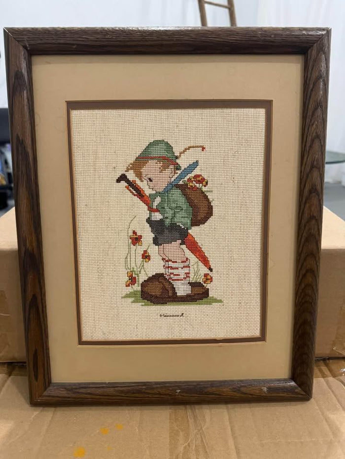 Hummel Boy Cross Stitch
