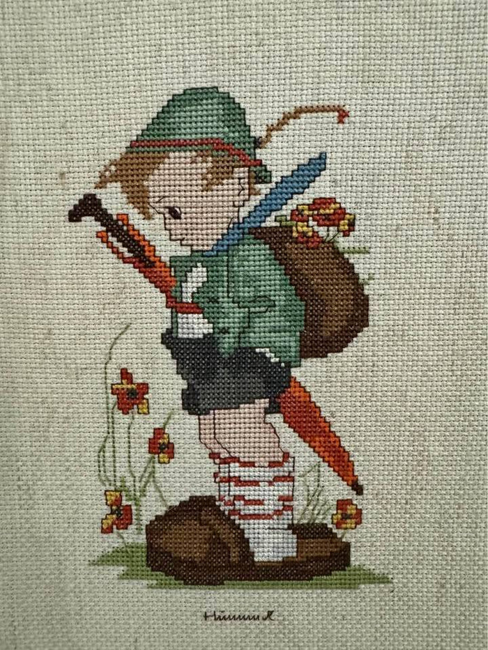 Hummel Boy Cross Stitch
