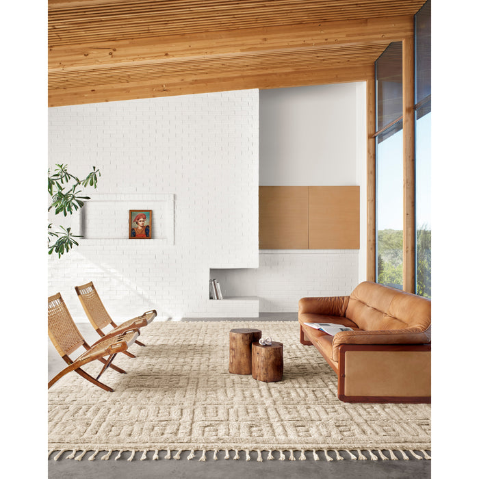 Rugs by Roo Loloi Hygge Oatmeal Sand Area Rug in size 18" x 18" Sample