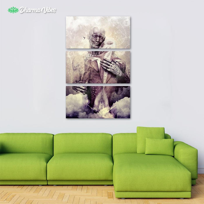 If Only The Sky Would Disappear by Cameron Gray 3-Piece Canvas
