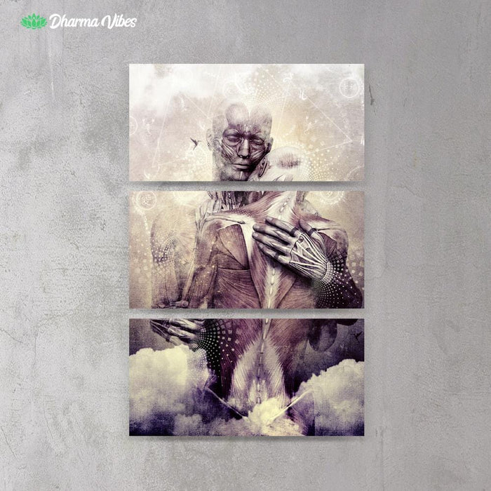 If Only The Sky Would Disappear by Cameron Gray 3-Piece Canvas