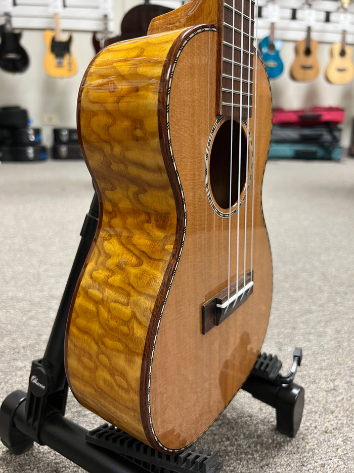 OHANA CK-50WG Concert Ukulele - Solid Cedar/Willow Wood - Aloha City Ukes