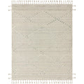 Rugs by Roo Loloi Iman Ivory Lt. Grey Area Rug in size 18" x 18" Sample