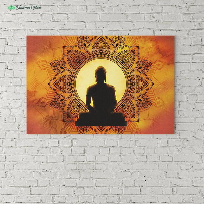 Incandescent Buddha by McAshe 1-Piece Canvas