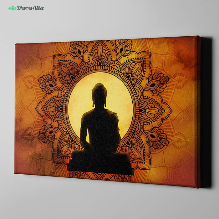 Incandescent Buddha by McAshe 1-Piece Canvas