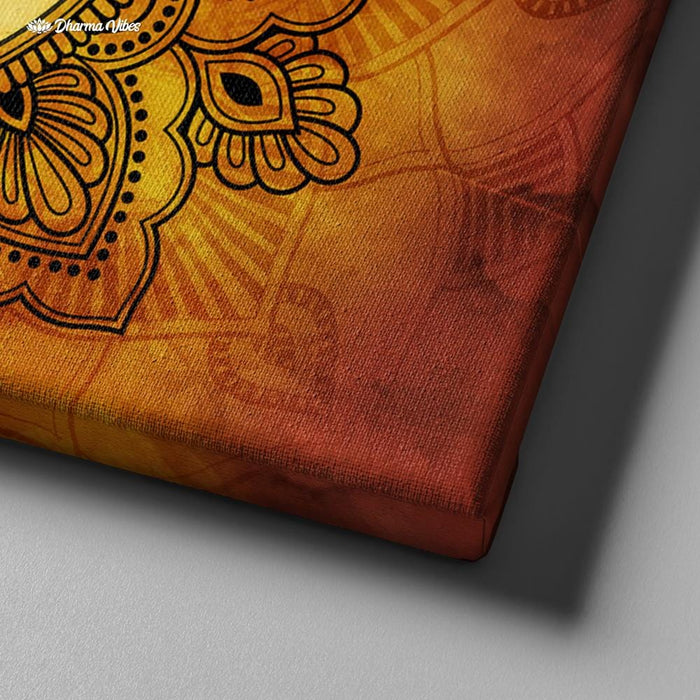 Incandescent Buddha by McAshe 1-Piece Canvas