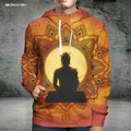 Incandescent Buddha by McAshe Hoodie