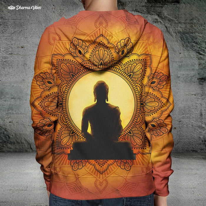 Incandescent Buddha by McAshe Hoodie