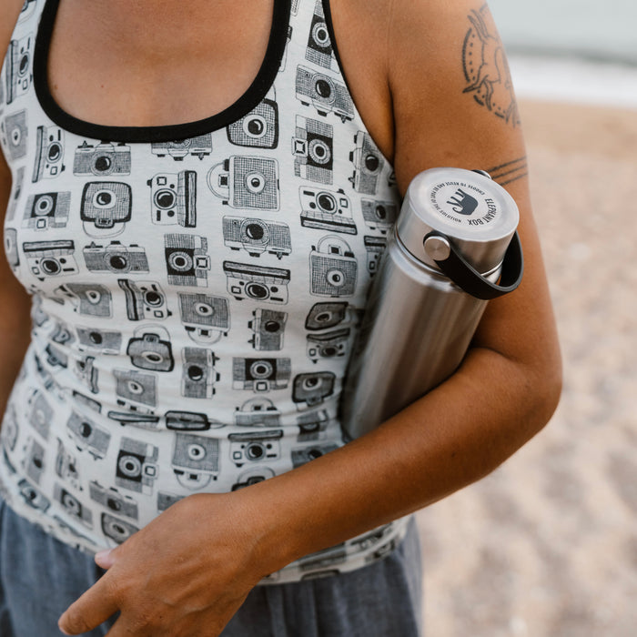 Insulated Water Bottle 500ml - Steel Cap