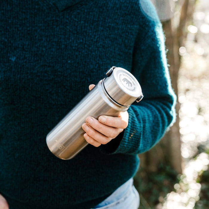 Insulated Water Bottle 500ml - Steel Cap