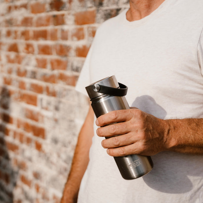 Insulated Water Bottle 750ml - Steel Cap