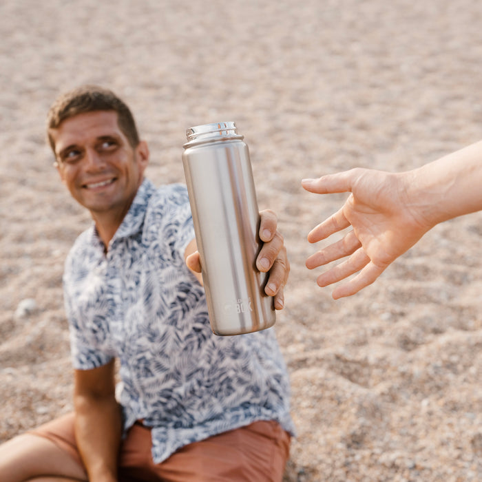 Insulated Water Bottle 750ml - Steel Cap