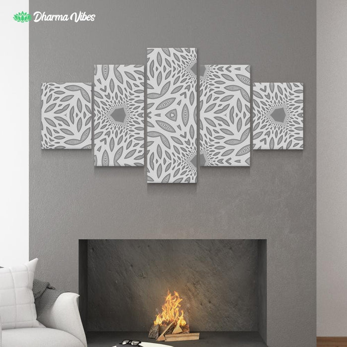 Interconnection 4 by Cameron Gray 5-Piece Canvas