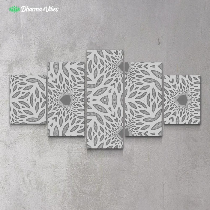 Interconnection 4 by Cameron Gray 5-Piece Canvas