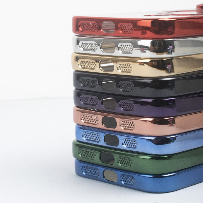 iPhone 15 Magsafe Metallic Case With Camera Lens Protector