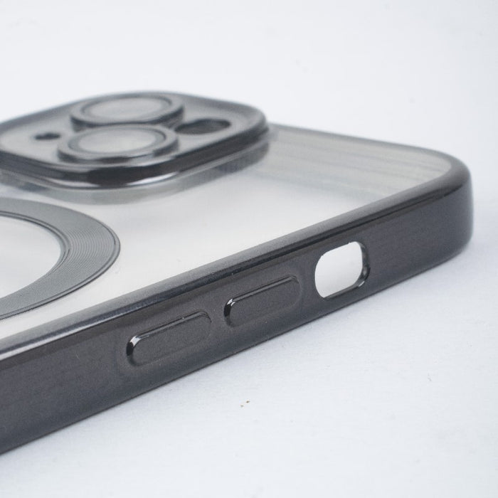 iPhone 15 Pro Magsafe Metallic Case With Camera Lens Protector