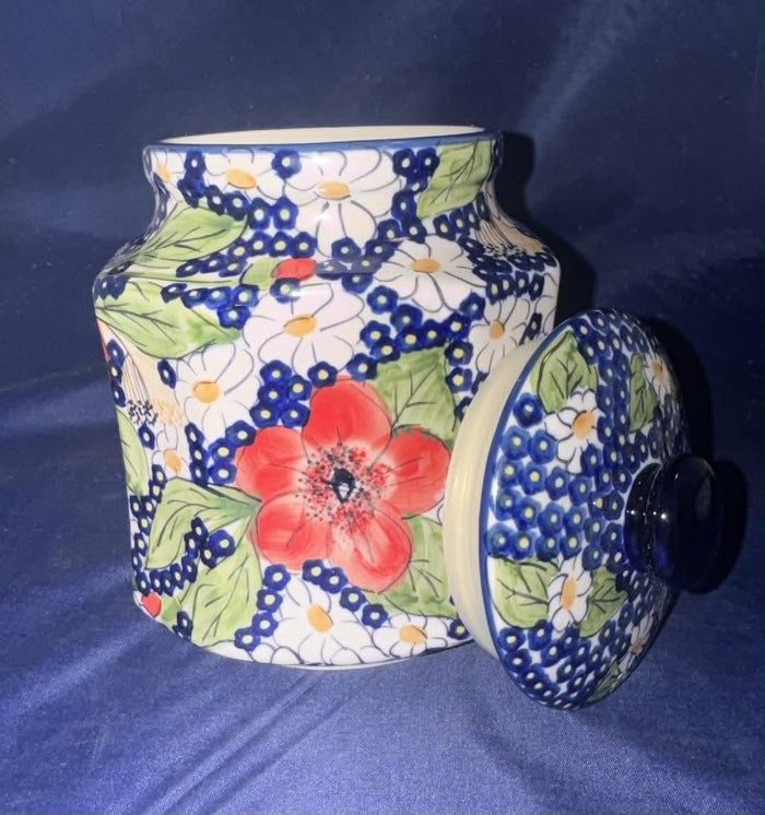 Isabel 7" Jar with Lid - Shape: P173 - Pattern: Isabel (IM02)
