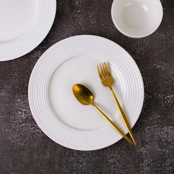 Ivory White Dinner Plate Dinner Plates The June Shop