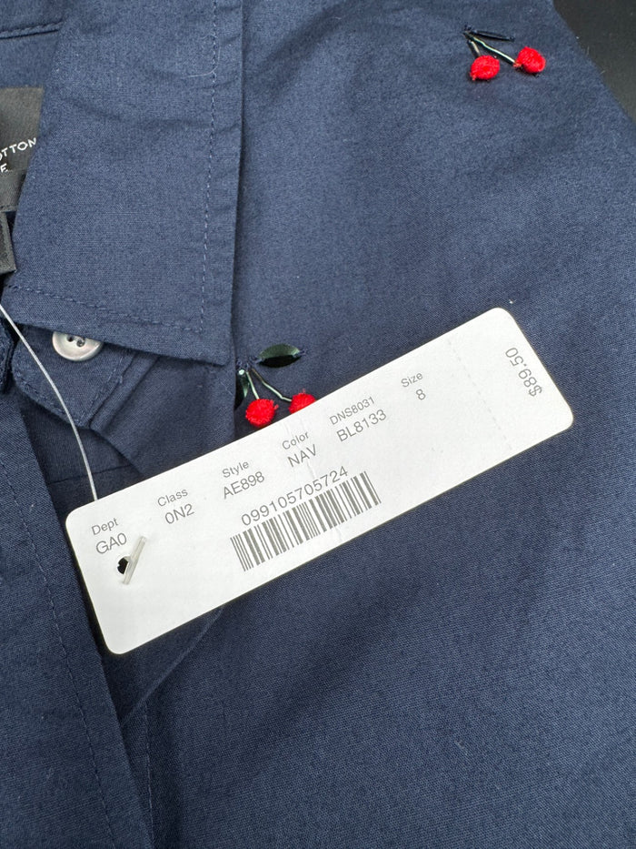 J. Crew Cherry Button Up Blouse