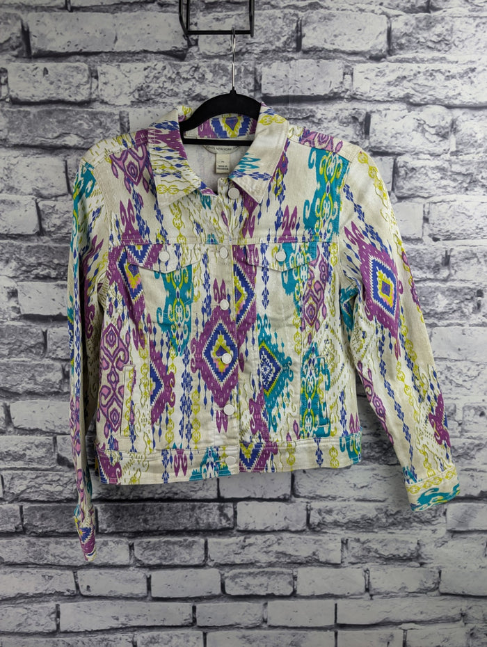Jones NY IKAT Denim Jacket