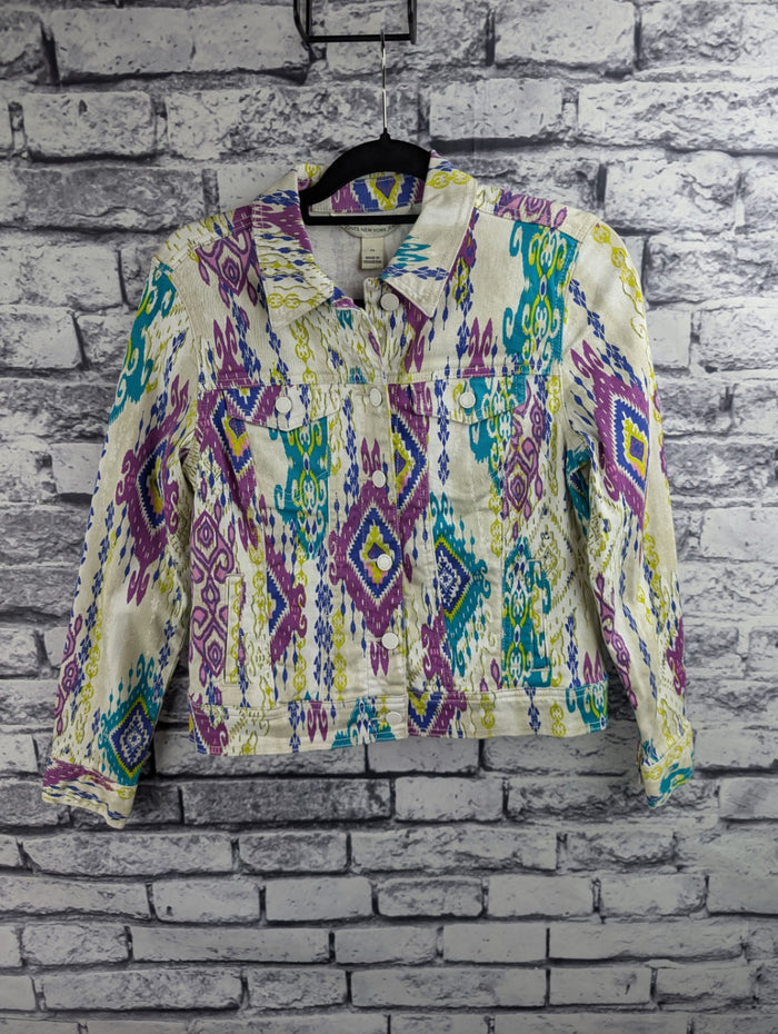 Jones NY IKAT Denim Jacket