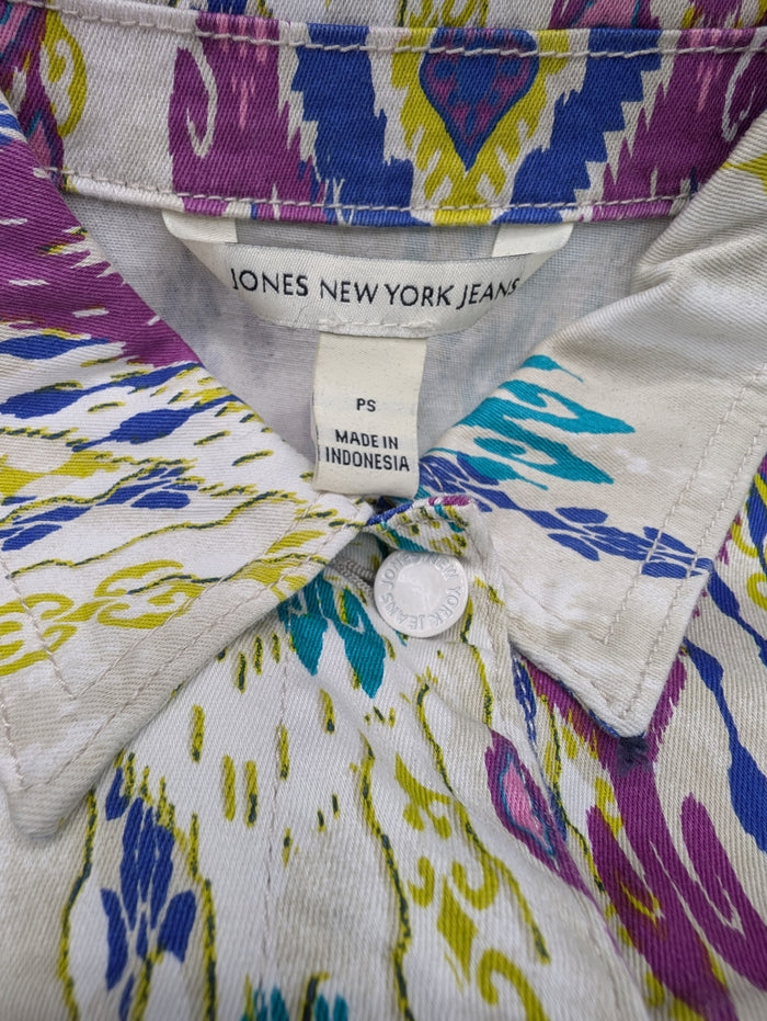 Jones NY IKAT Denim Jacket