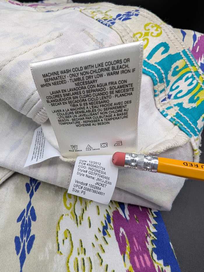 Jones NY IKAT Denim Jacket