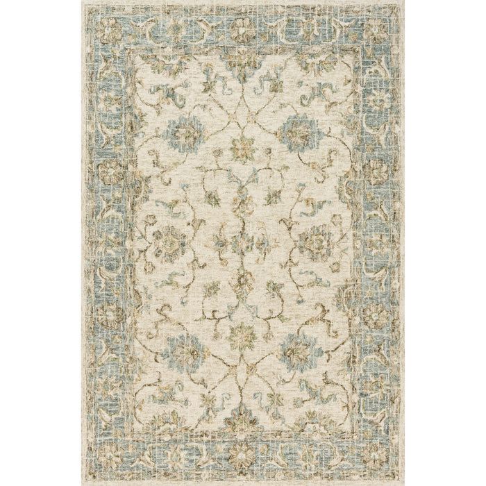 Rugs by Roo Loloi Julian Ivory Spa Area Rug in size 18" x 18" Sample