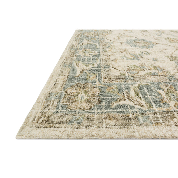 Rugs by Roo Loloi Julian Ivory Spa Area Rug in size 2' 6" x 7' 6"