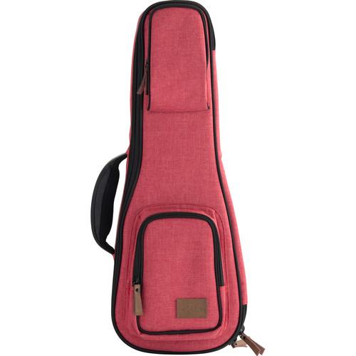 Kala Sonoma Coast Soprano Ukulele Case Red - DC-S-RD - Aloha City Ukes