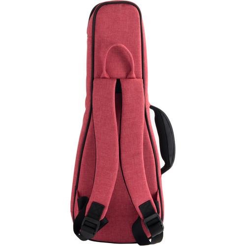 Kala Sonoma Coast Soprano Ukulele Case Red - DC-S-RD - Aloha City Ukes