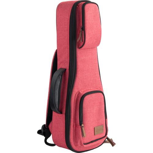 Kala Sonoma Coast Soprano Ukulele Case Red - DC-S-RD - Aloha City Ukes