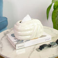 Knotted Elegance Ceramic Tissue Holder