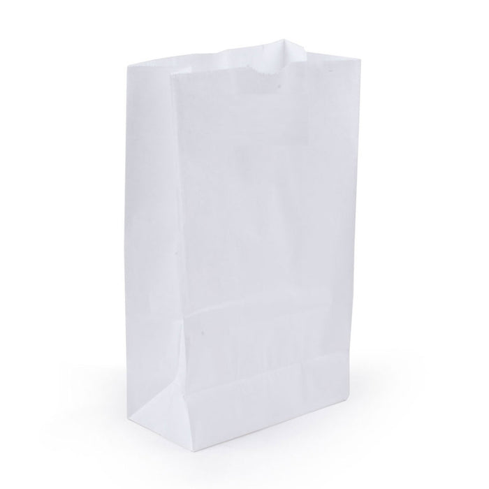 Kraft Paper Bags Bleached #8 - 500 Bundle