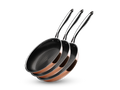 KUPFER HYBRID ANTIHAFT BRATPFANNENSET - 3 TEILE - 1