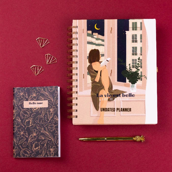 Limited Edition Undated Planner - La Vie Est Belle (2023 Collection) Undated Planners June Trading