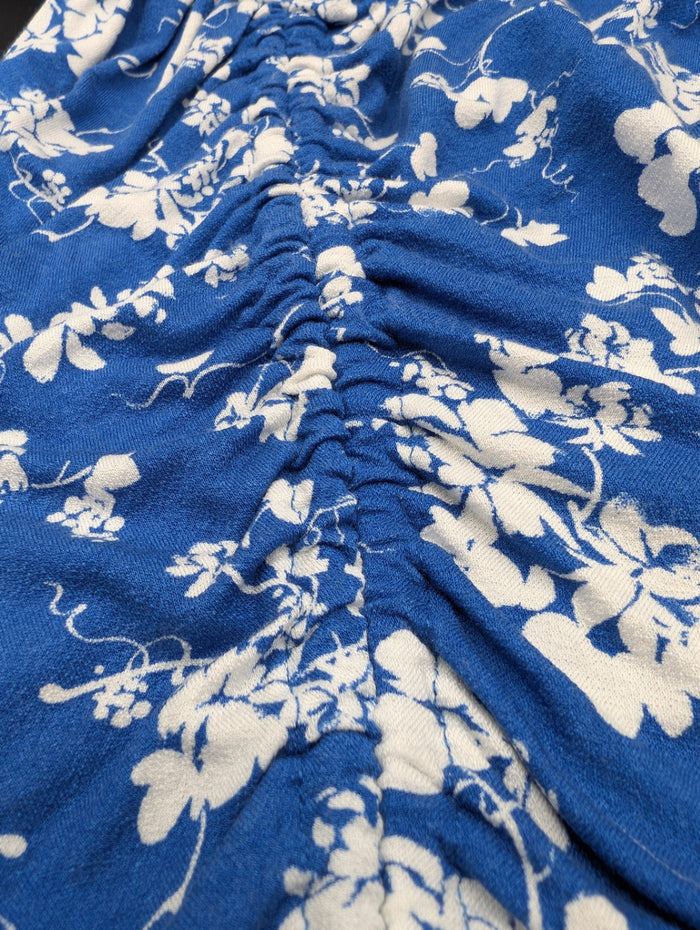 Lane Bryant Blue & White Floral Top