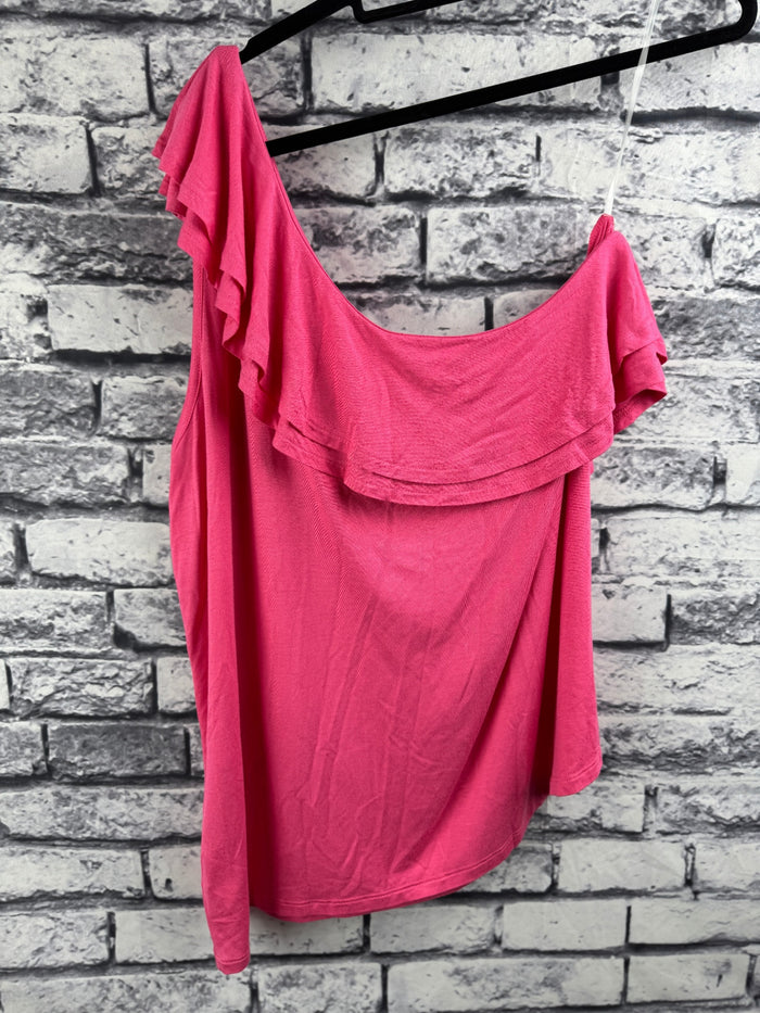 Lane Bryant One Shoulder Tank Top