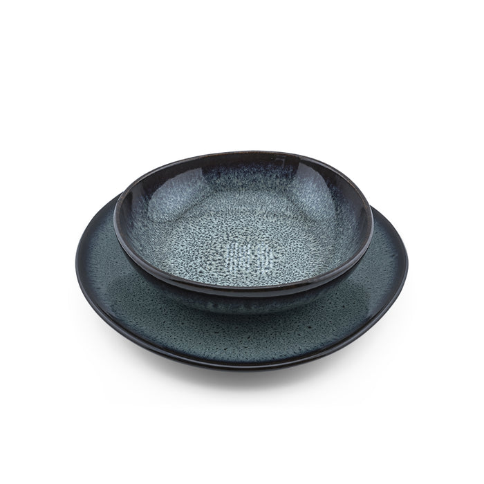 Lave Gris Dinner Set, 8 Pieces