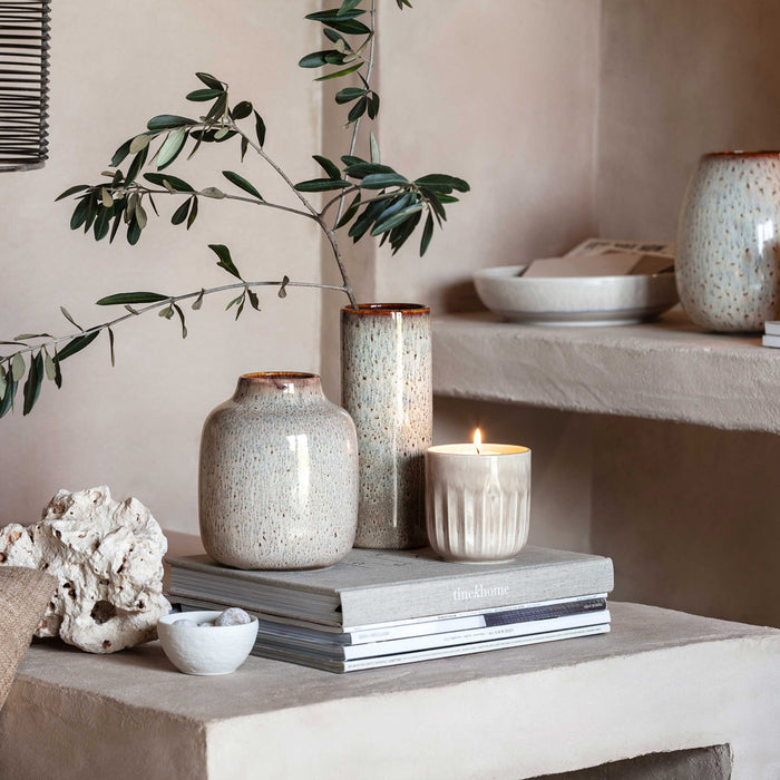 Lave Home Cylinder Vase Beige Small
