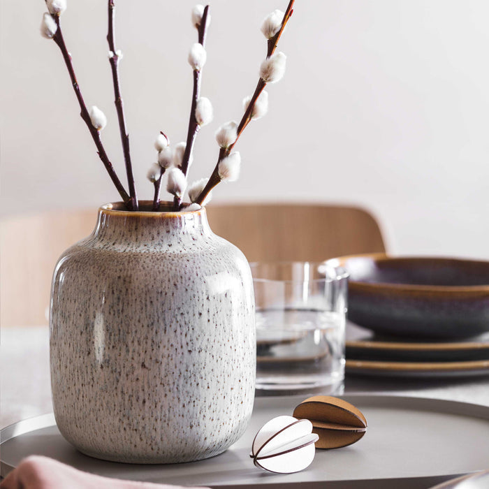 Lave Home Nek Vase Beige Small