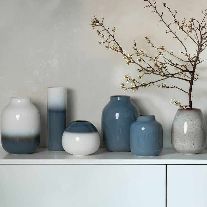 Lave Home Nek Vase Bleu Uni Small