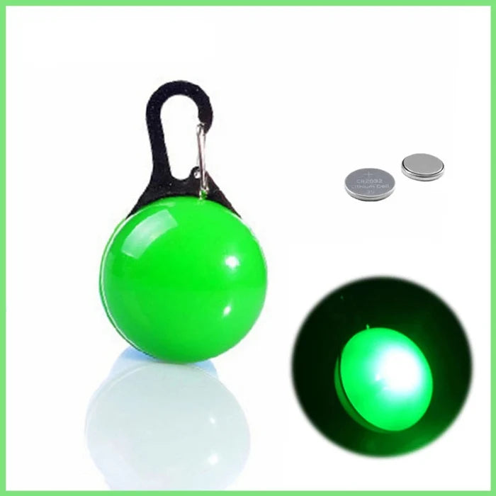 LED Dog Collar Light: Night Safety Glow Pendant Accessory