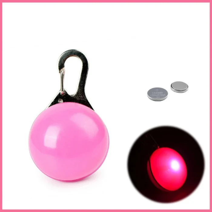 LED Dog Collar Light: Night Safety Glow Pendant Accessory
