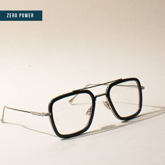 Legendary Rectangle Clear Sunglasses