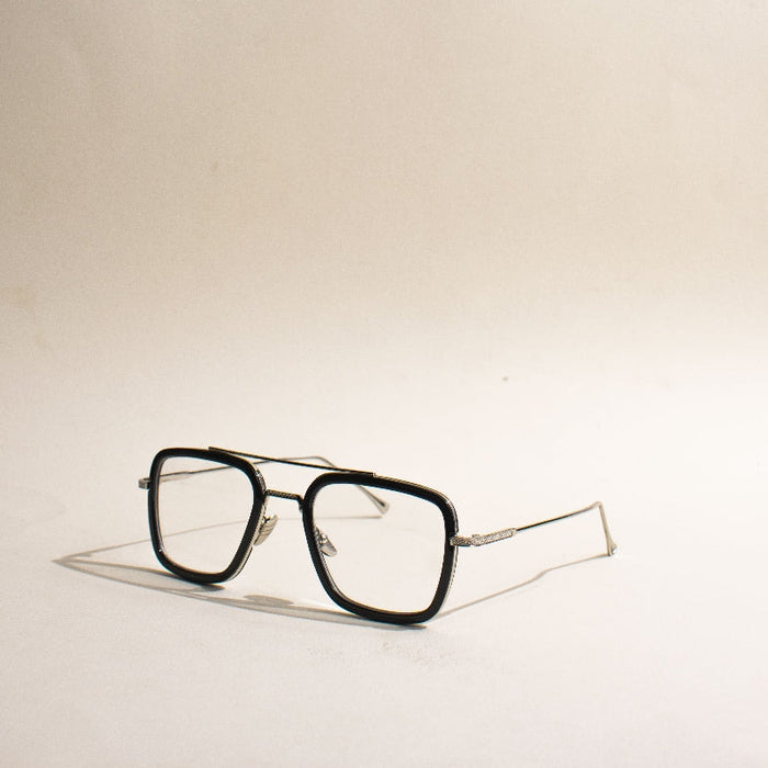 Legendary Rectangle Clear Sunglass Eyewear June Trading