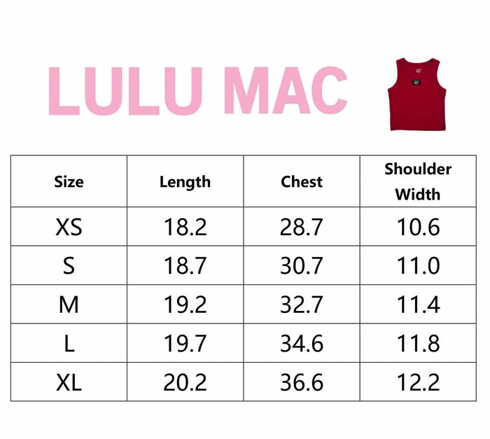 Light Blue Lulu Mac Tank