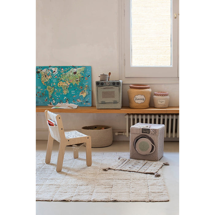 Little Chefs Gram Natural Basket - Rugs by Roo
