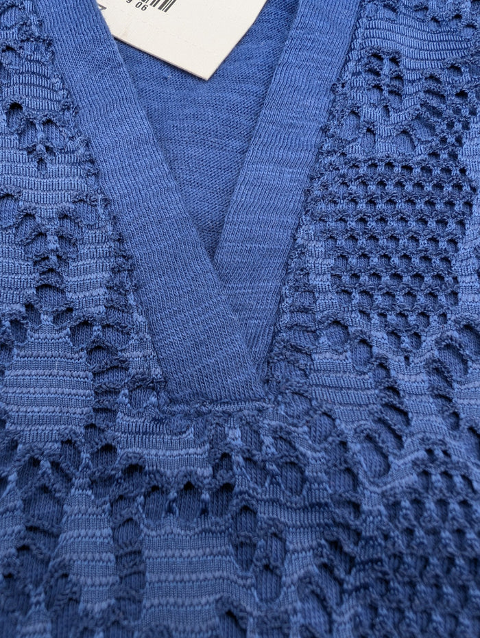 Liz Claiborne Navy Lace Tank Top